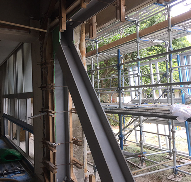 グラウト工事（無収縮モルタル注入）